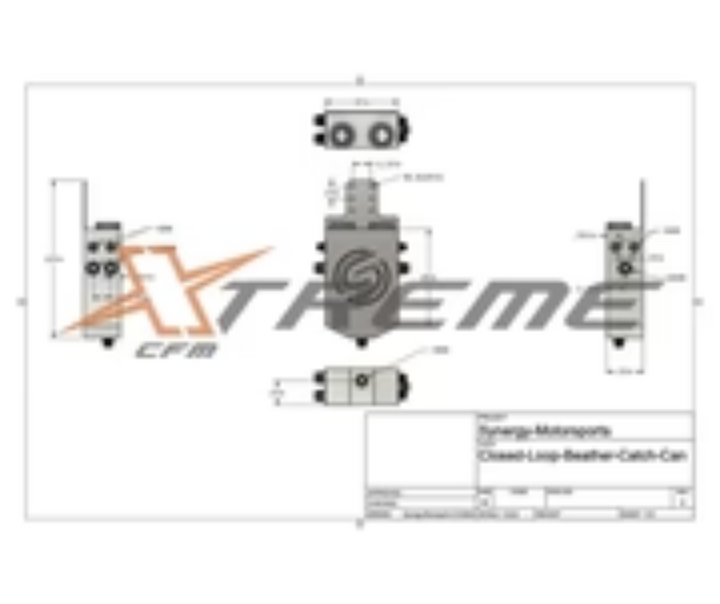 C6 Corvette Fender Catch Can Breather System